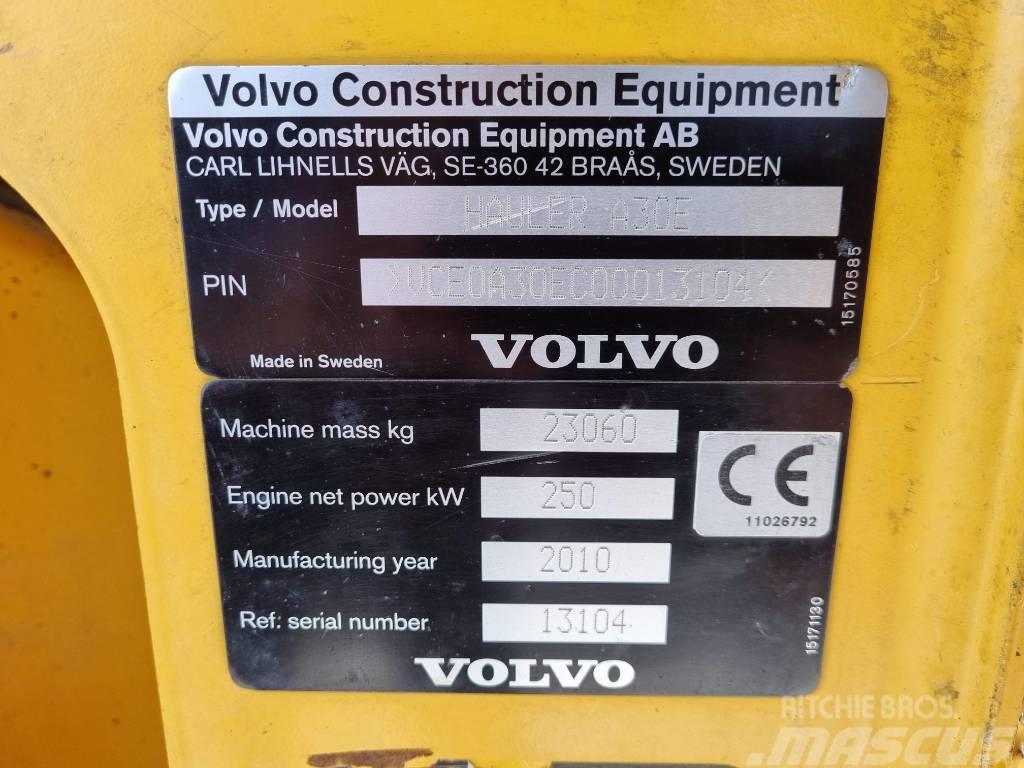 Volvo Wozidło Dumper VOLVO A30E 6x6 Belden kirma kaya kamyonu