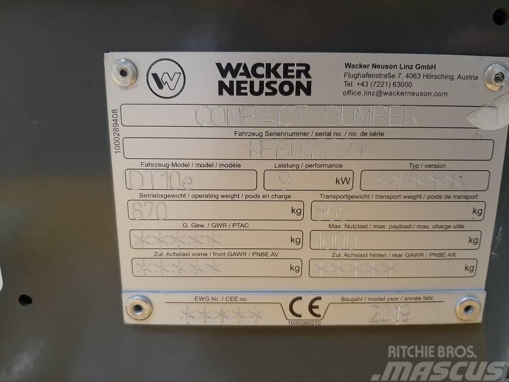 Wacker Neuson DT10e Paletli damperler