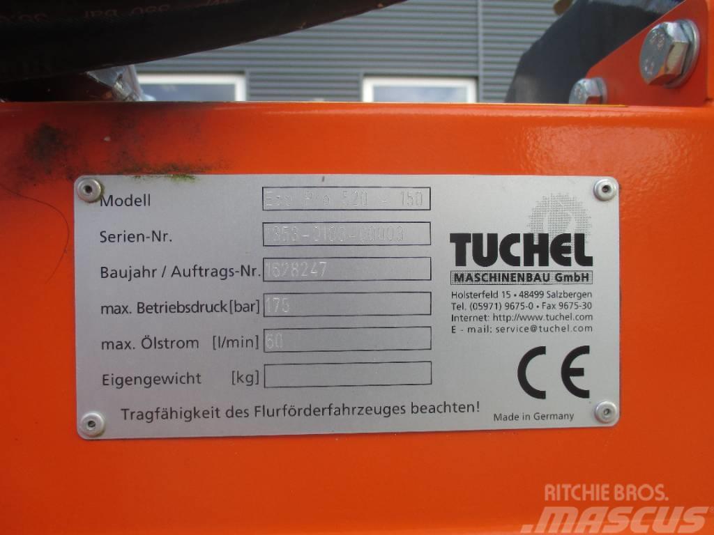 Tuchel Eco Pro 520  150 cm. Skid steer loderler