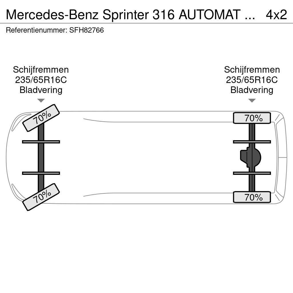 Mercedes-Benz Sprinter 316 AUTOMAT / AIRCO / EURO 5 Damperli kamyonetler
