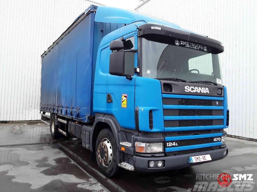 Scania 124 470 Kayar tenteli kamyonlar