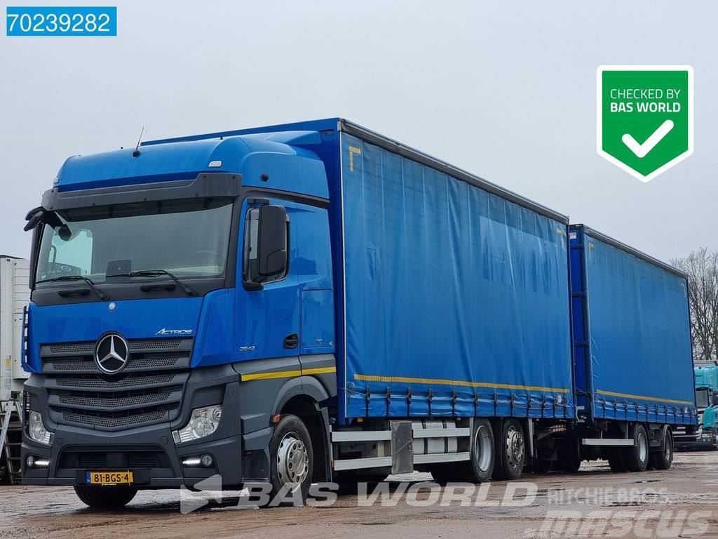 Mercedes-Benz Actros 2642 6X2 NL-Truck BigSpace Retarder Euro 6 Kayar tenteli kamyonlar