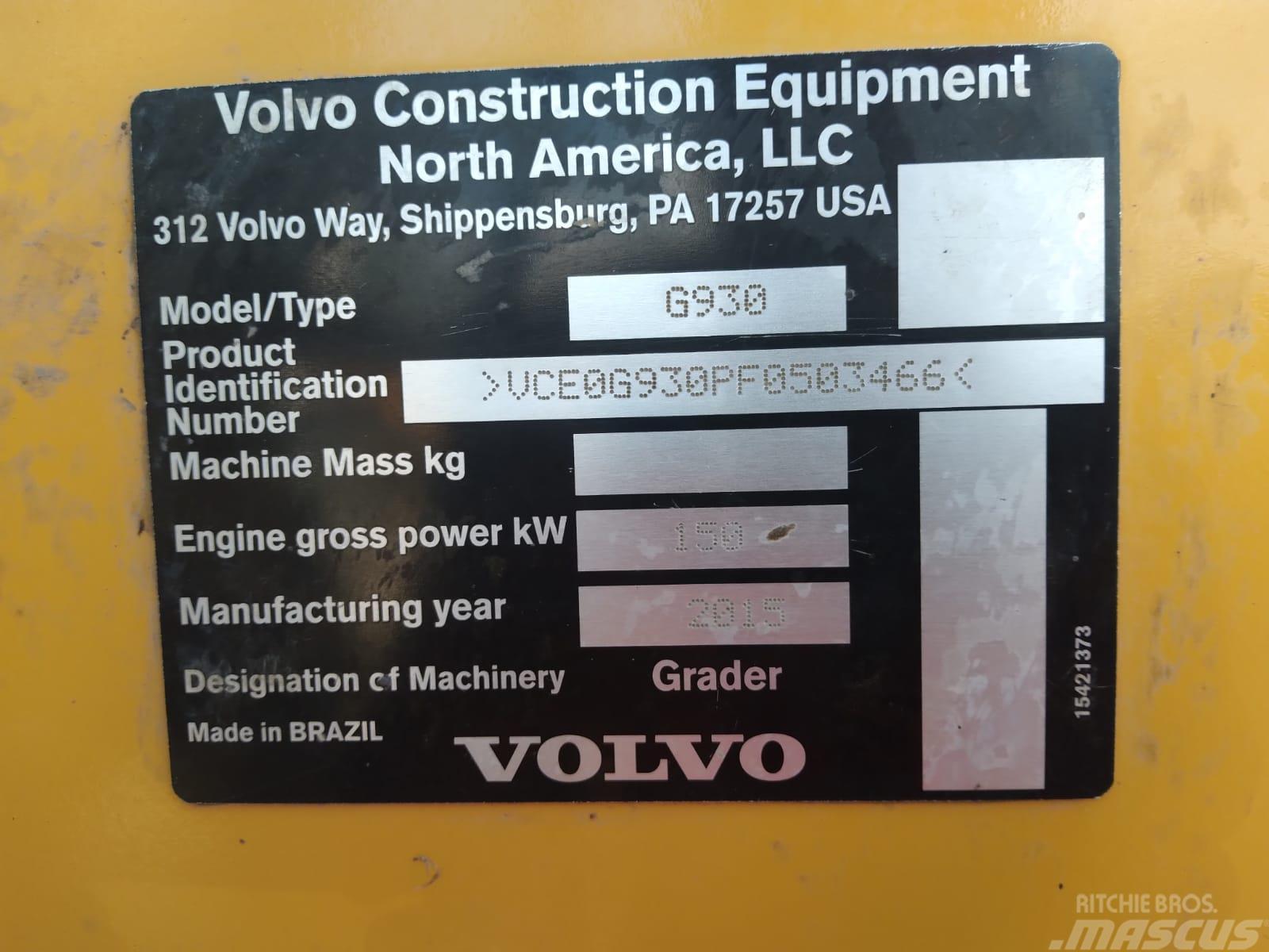 Volvo G 930 Greyderler