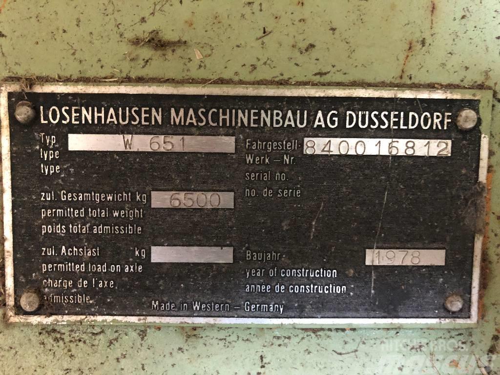 Losenhausen W 651 Zemin sıkıştırma makineleri