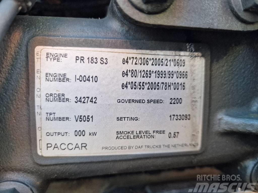 Paccar PR 183 S3 Motorlar