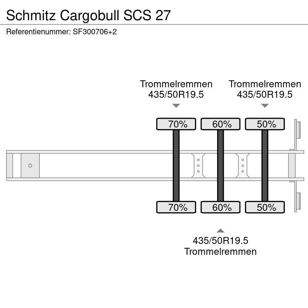 Schmitz Cargobull SCS 27 Perdeli yari çekiciler
