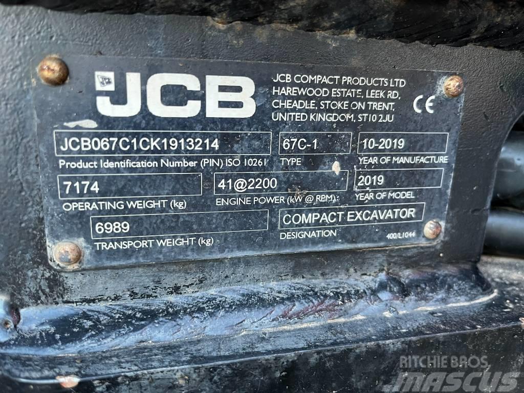 JCB 67 C Mini ekskavatörler, 7 tona dek