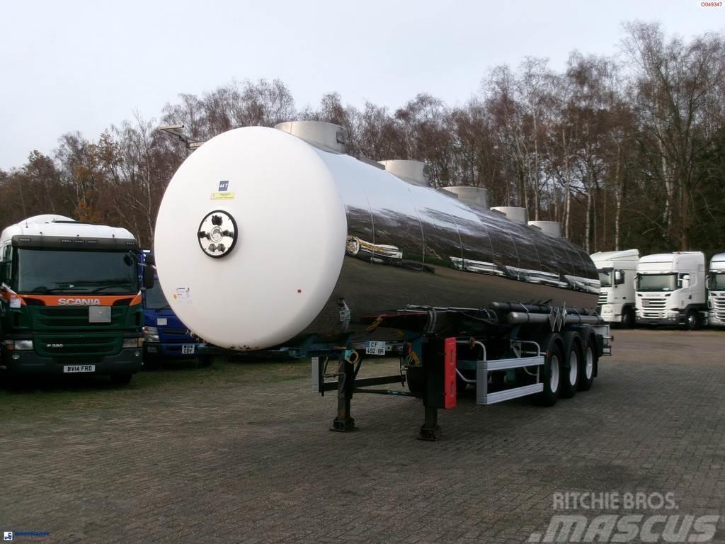 Magyar Chemical tank inox L4BH 32.5 m3 / 1 comp Tanker yari çekiciler