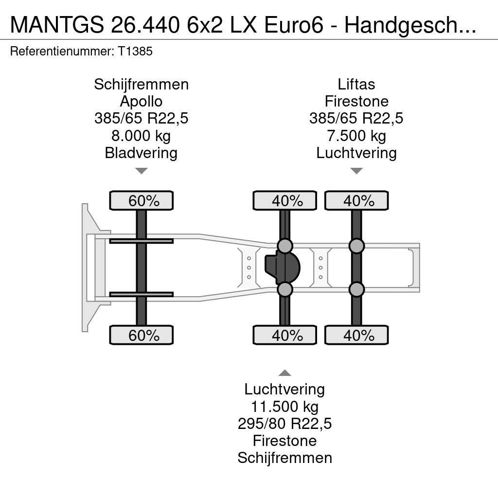 MAN TGS 26.440 6x2 LX Euro6 - Handgeschakeld - Lift-As Çekiciler