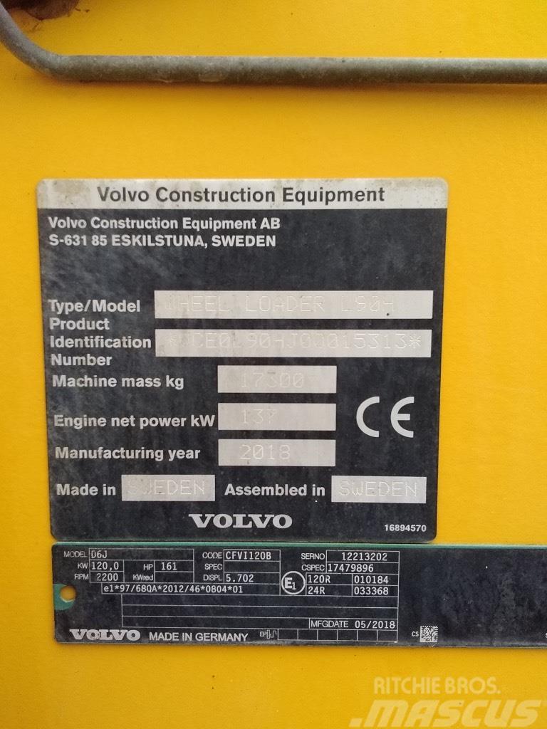 Volvo L 90 H Tekerlekli yükleyiciler
