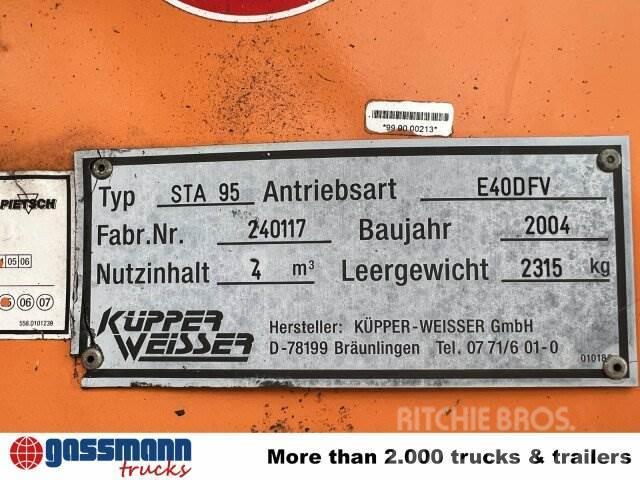 Küpper-Weisser STA 95 Salzstreuer auf Abrollrahmen, ca. 4m³ Diger traktör aksesuarlari