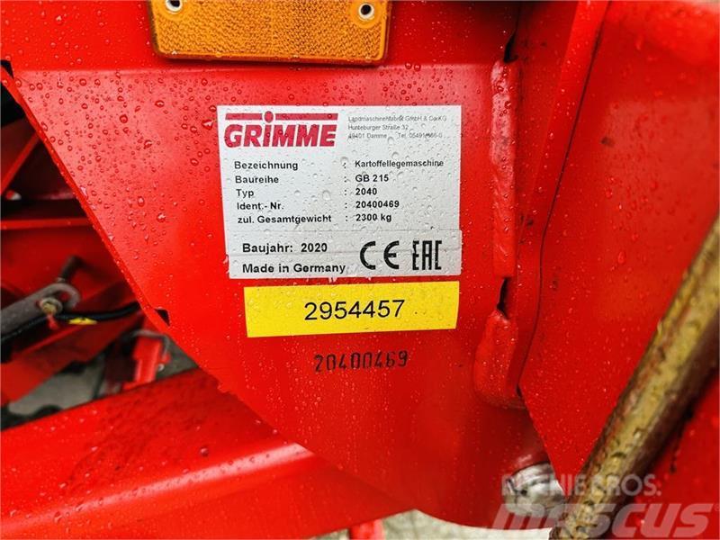 Grimme GB-215 Ekiciler