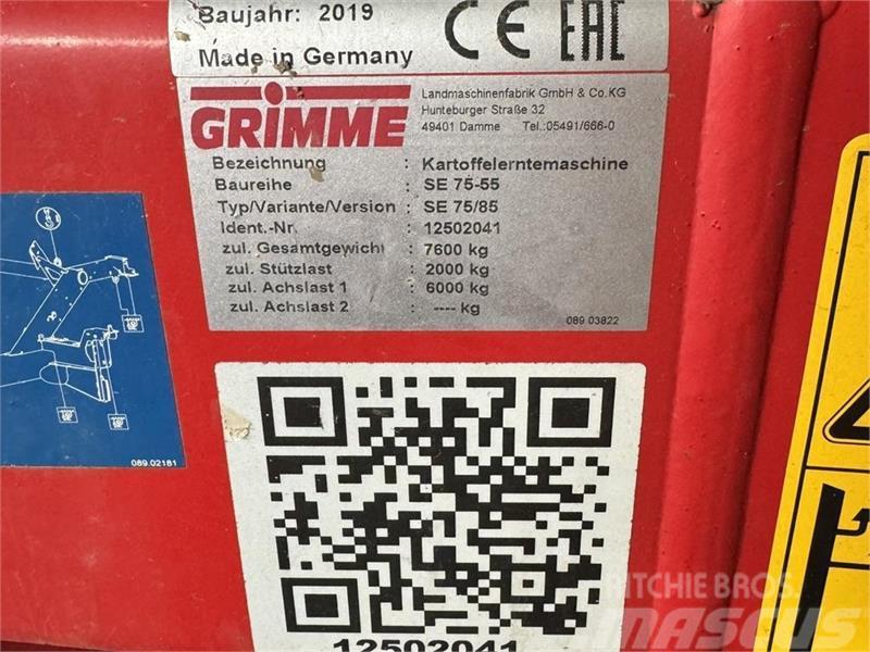 Grimme SE-85-55-UB Patates hasat makinalari