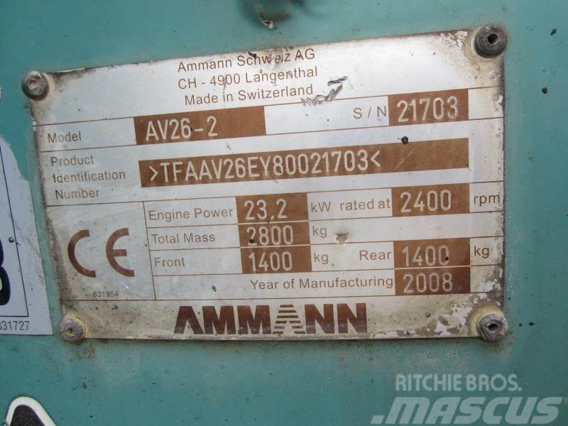 Ammann AV26-2 Zemin sıkıştırma makineleri