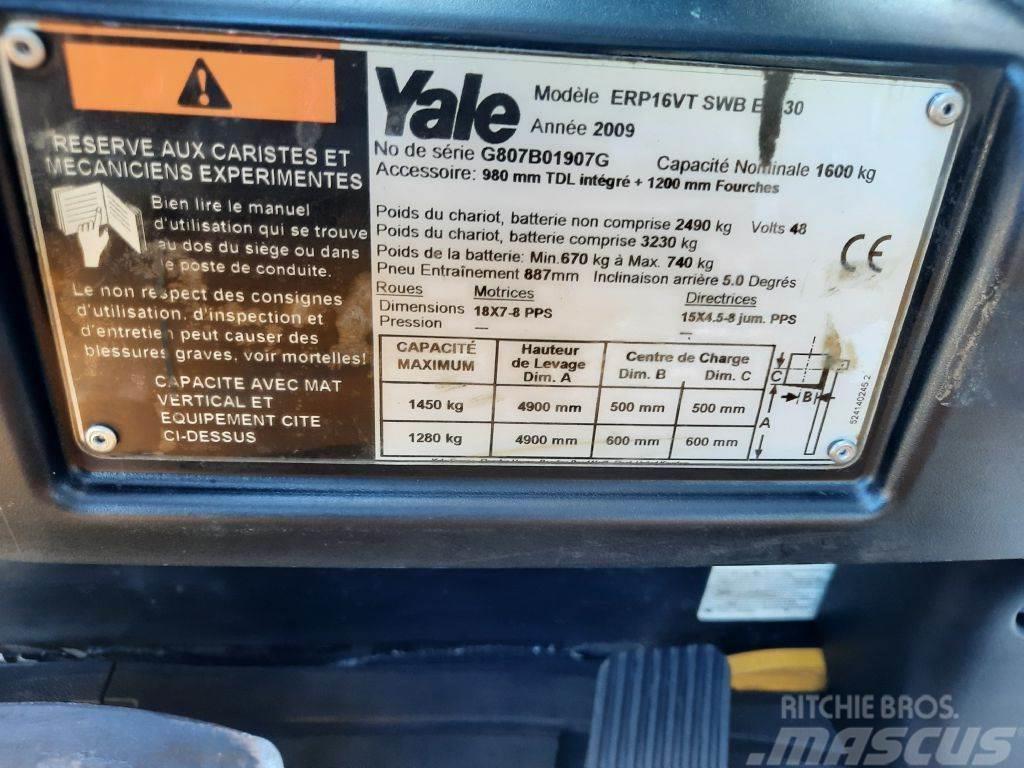 Yale ERP 16 VT Batterie NEU Elektrikli forkliftler