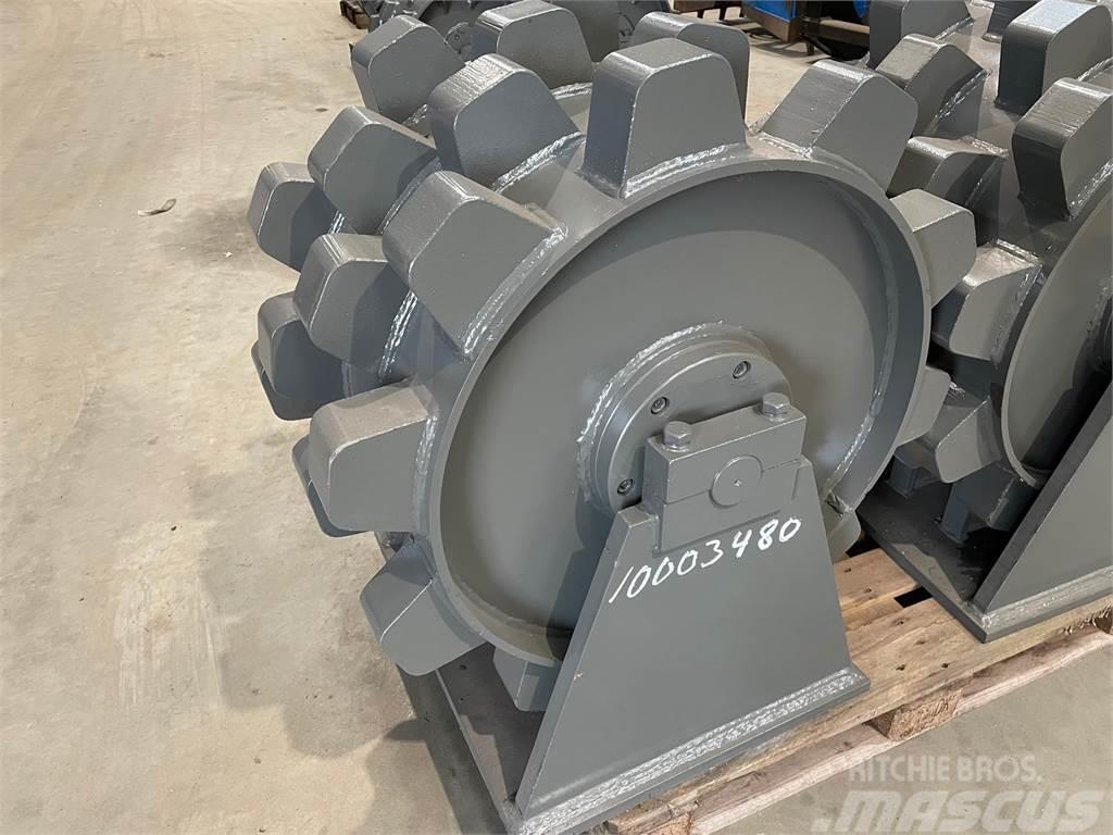  570 mm Kompaktorhjul Pnömatik lastikli silindirler