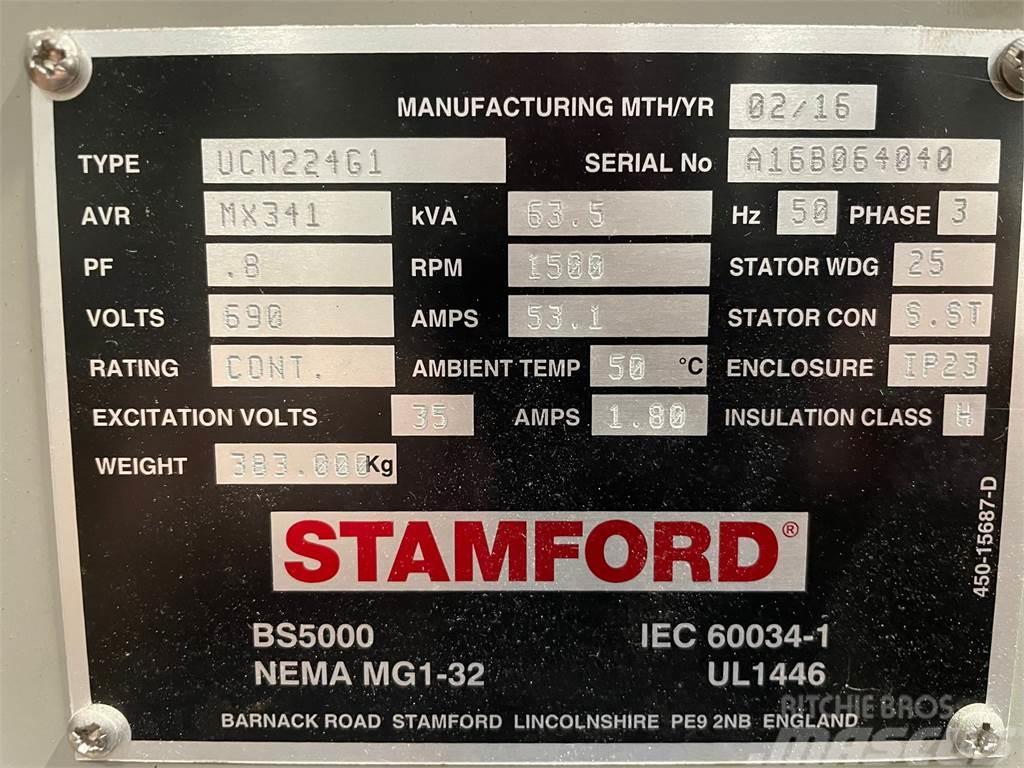  63.5 kva Stamford UCM224G1 generator (løs) Diğer Jeneratörler