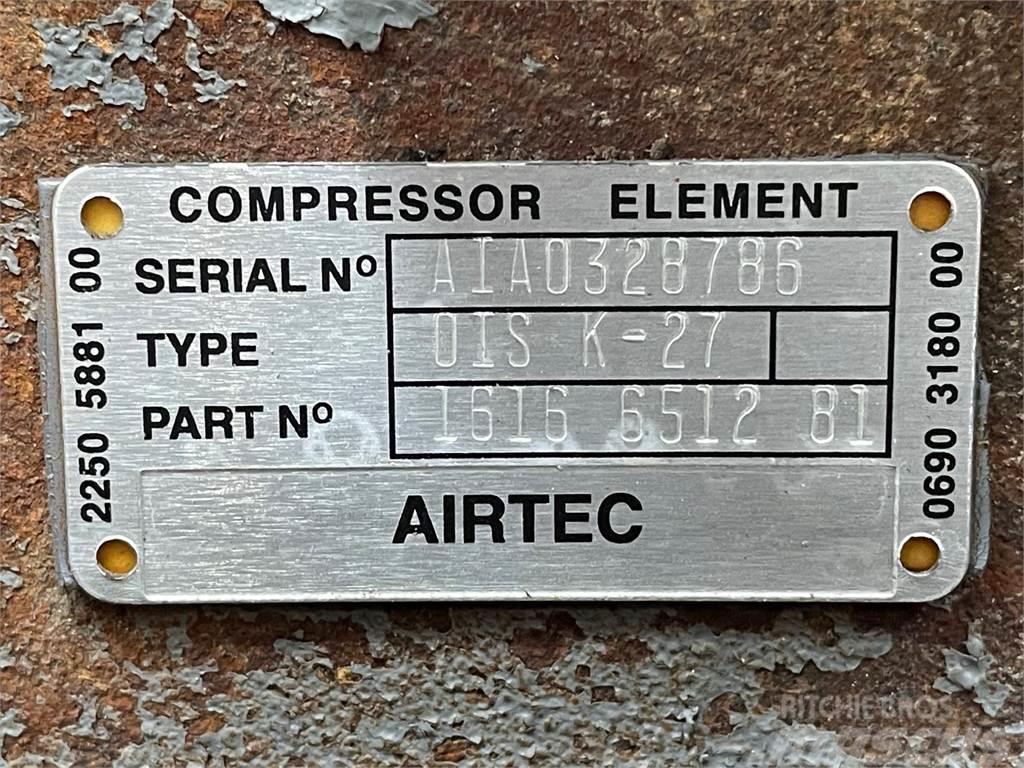  Airtec OIS K-27 kompressor ex. Atlas Copco ROC D5  Kompresörler