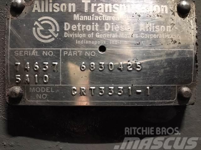Allison transmission Model CRT3331-1 Sanzuman