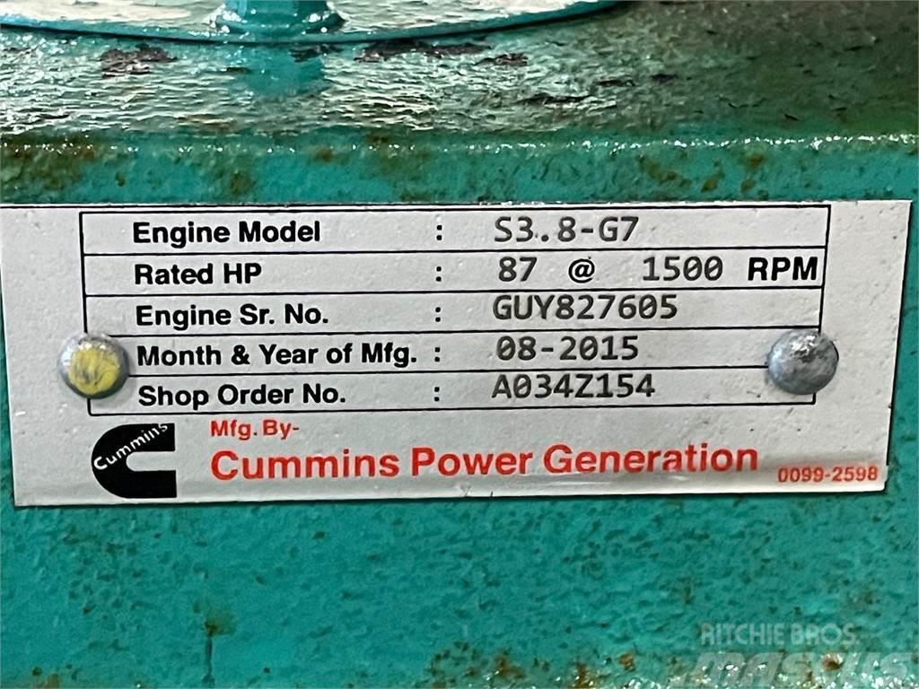 Cummins S3.8-G7 motor (Mercedes OM314) - komplet med køler Motorlar