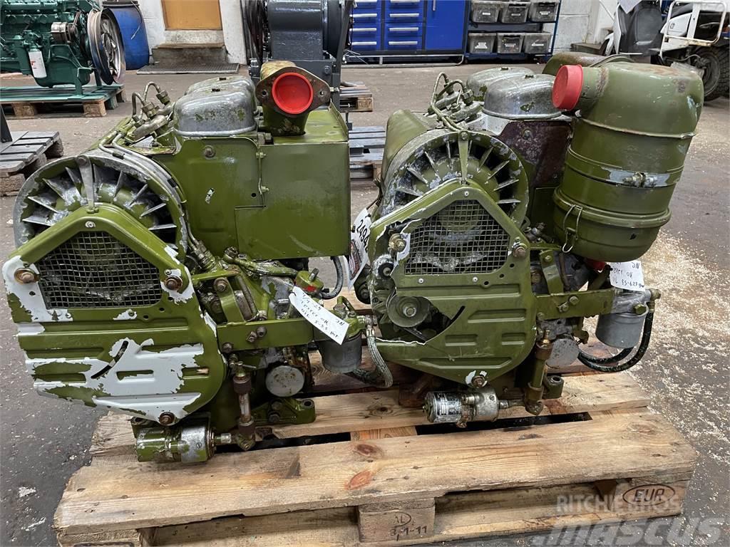 Deutz F2L511 motor, luftkøler, ex. army Motorlar