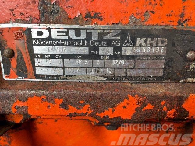 Deutz F4L 912 motor - kun til dele Motorlar