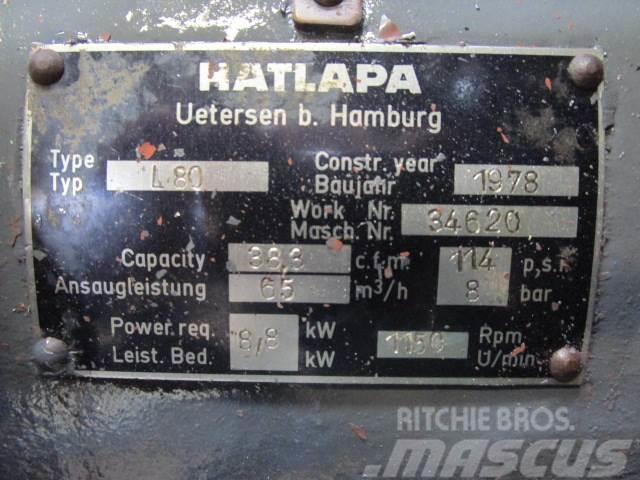 Hatlapa luftkompressor Type L80 Kompresörler