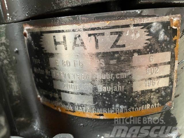 Hatz E80FG 1 cylinder motor Motorlar