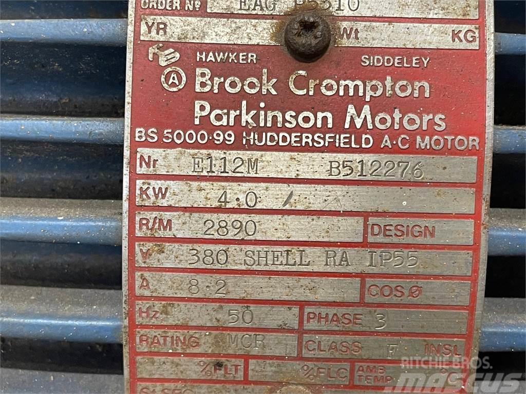  Højtryksvandpumpe Worthington Simpson Ltd Type 40  Su pompalari