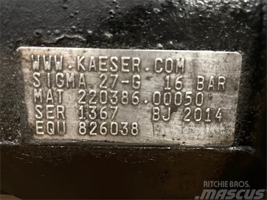  Kompressor ex. Kaeser M122 - 16 Bar Kompresörler