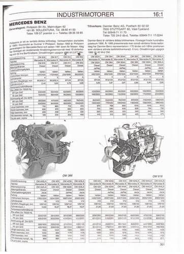 Mercedes-Benz OM364A motor - 65 kw/1800 rpm Motorlar