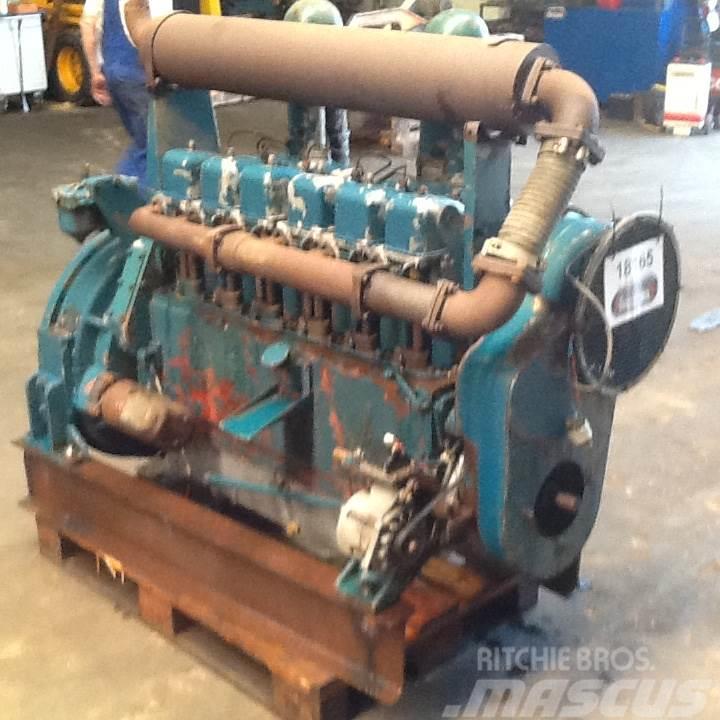 Ruston Type 6YDAN 6 cyl. luftkølet motor Motorlar