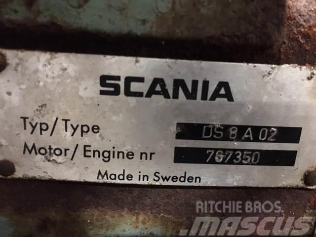 Scania DS8 A 02 motor - kun til reservedele Motorlar