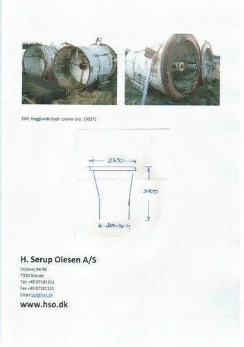  SWL Hagglunds hyd kraner 20 ton/20 m - 2 stk Yol-Arazi Tipi Vinçler (AT)
