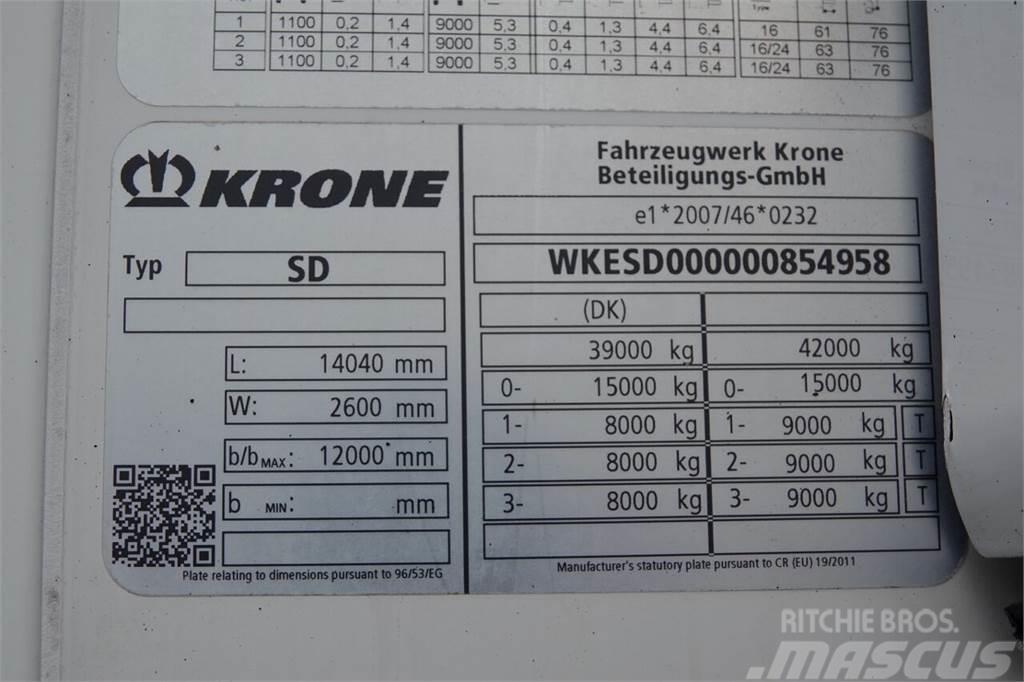Krone CHLODNIA / THERMO KING SLX 400 / DOPPELSTOCK / PAL Frigofrik çekiciler