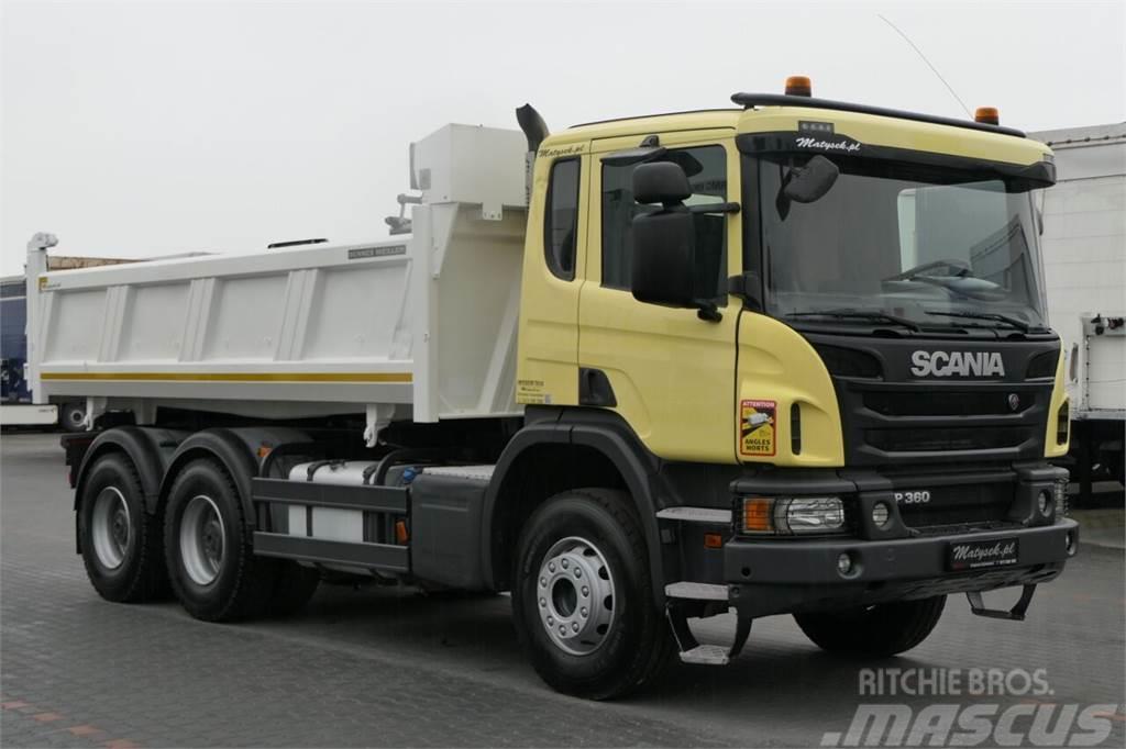 Scania P 360 / 6x4 / WYWROTKA / BORDMATIC / MEILLER KIPPE Damperli kamyonlar