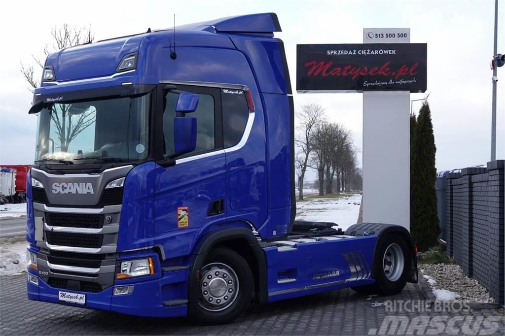 Scania R 450 / RETARDER / OPONY 100 % / EURO 6 / 2018 R Çekiciler
