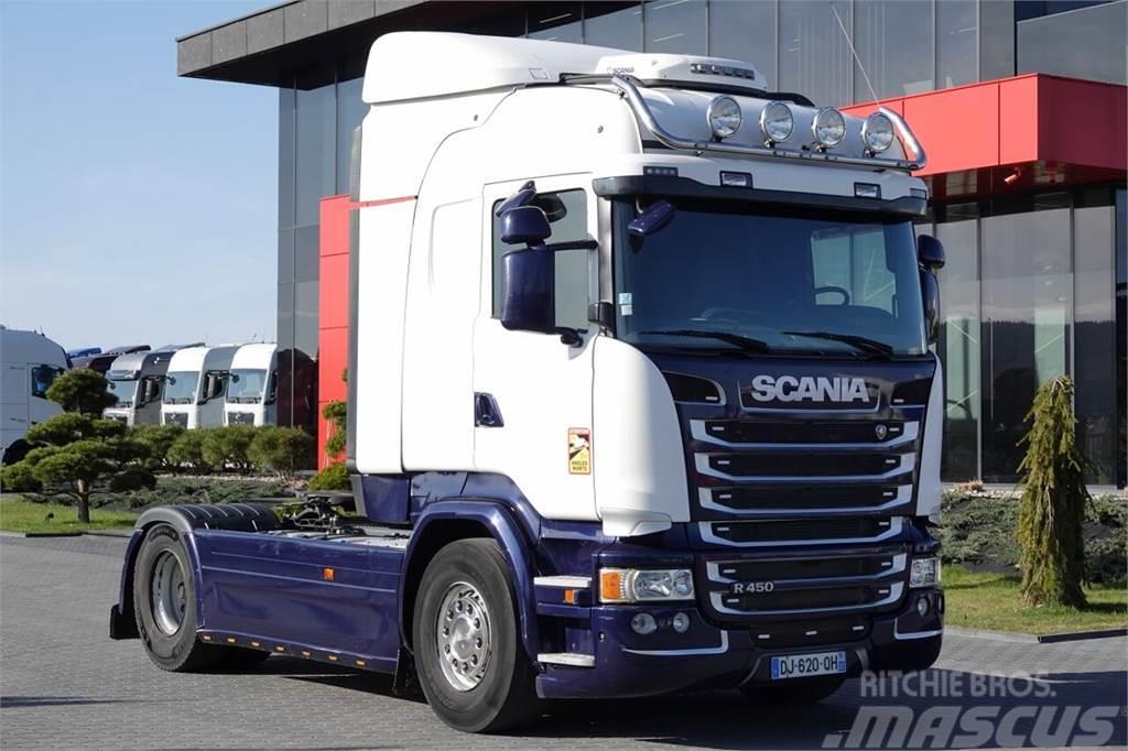 Scania R 450 / RETARDER / I-PARK COOL / EURO 6 / SPROWADZ Çekiciler