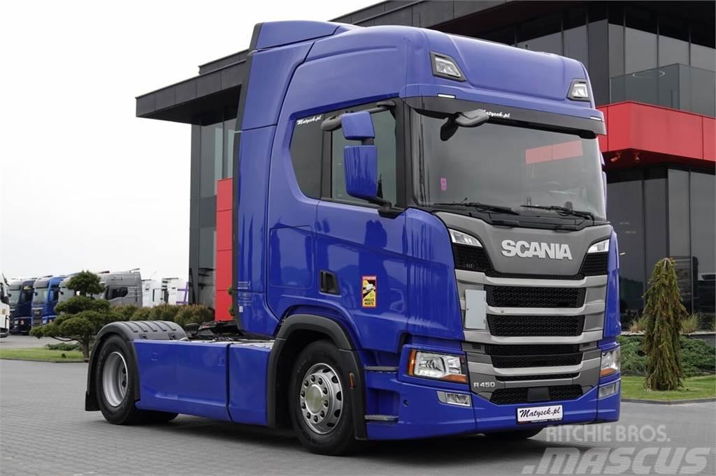 Scania R 450 / RETARDER / NAVI / NOWY MODEL / OPONY 100 % Çekiciler