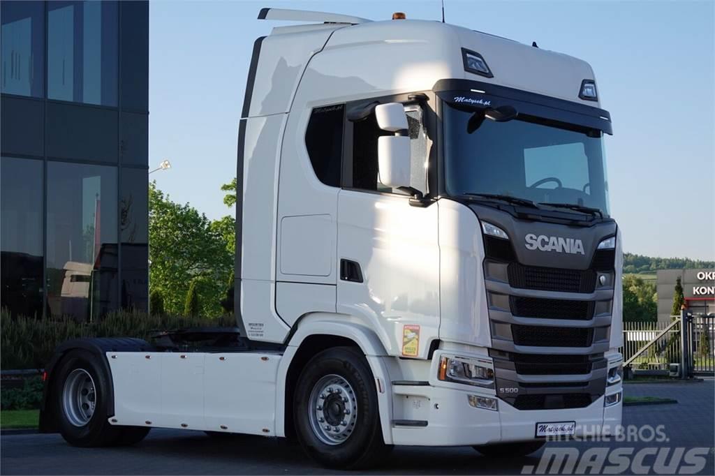 Scania S 500 / RETARDER / KLIMA POSTOJOWA / 2019 ROK Çekiciler
