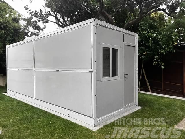  20 ft x 8 ft x 8 ft Foldable Metal Storage Shed wi Depolama konteynerleri