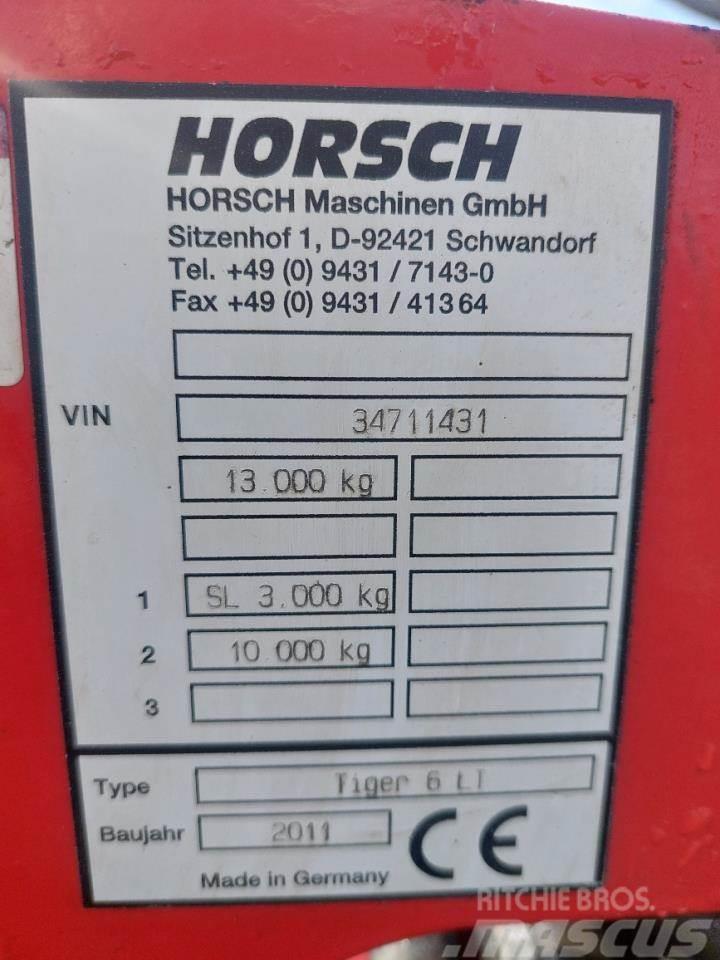 Horsch Tiger 6 LT / Pronto 6 TD Tirmiklar