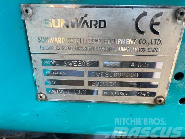 Sunward SWE20B Mini ekskavatörler, 7 tona dek
