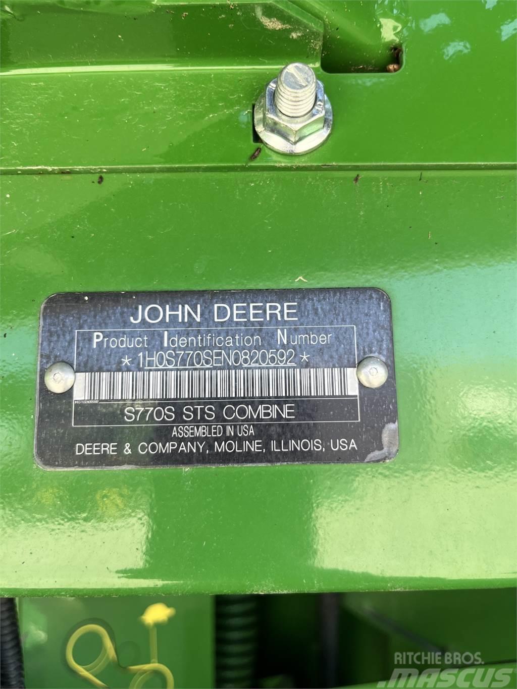 John Deere S770 Biçerdöverler