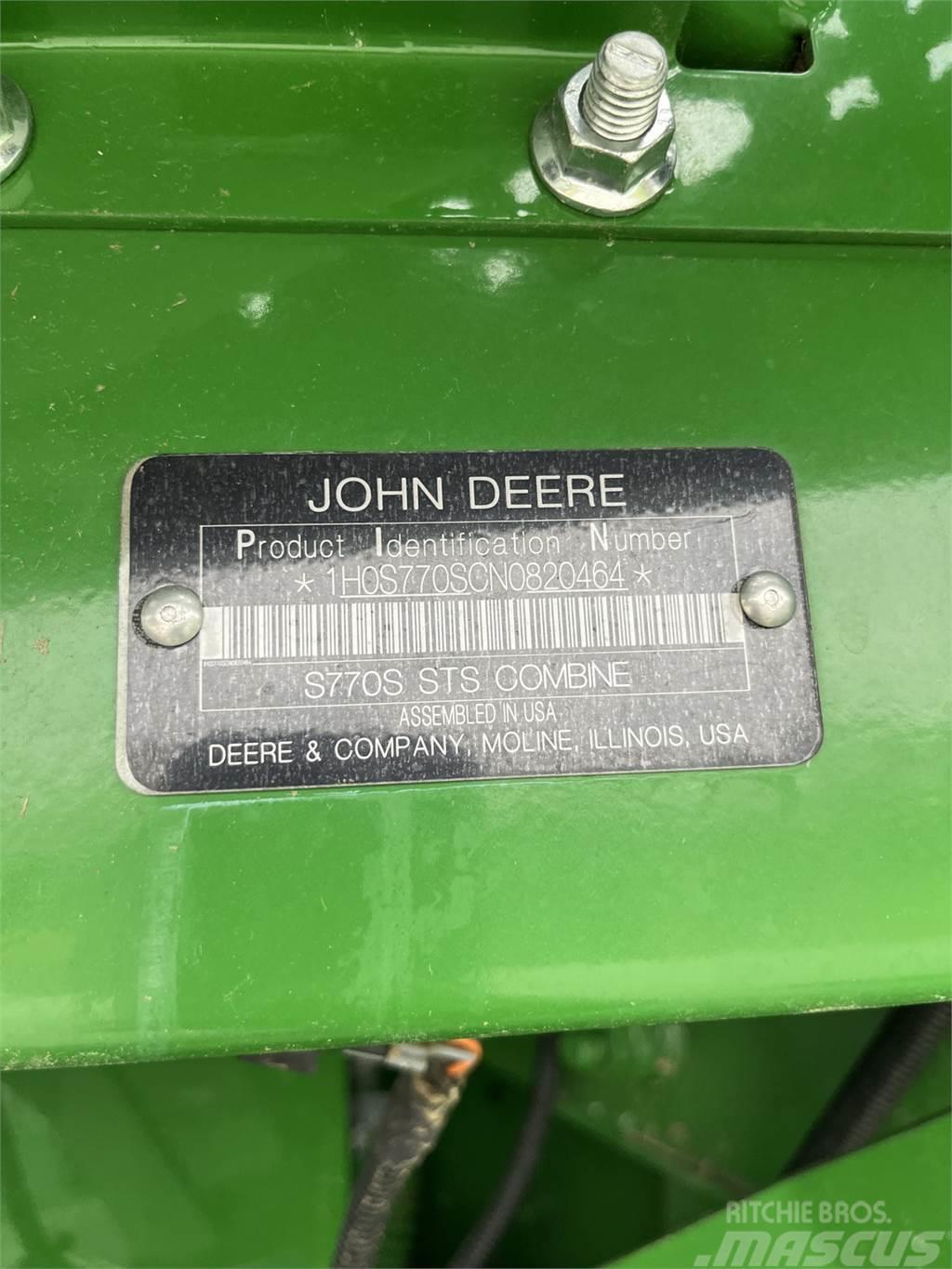 John Deere S770 Biçerdöverler