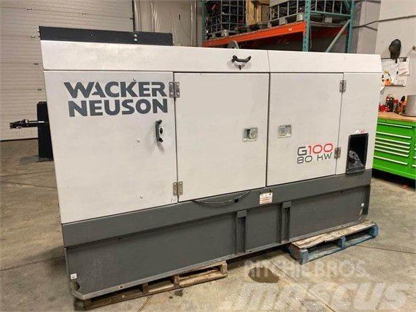 Wacker Neuson G100 80kW Skid Mount Generator Diğer Jeneratörler