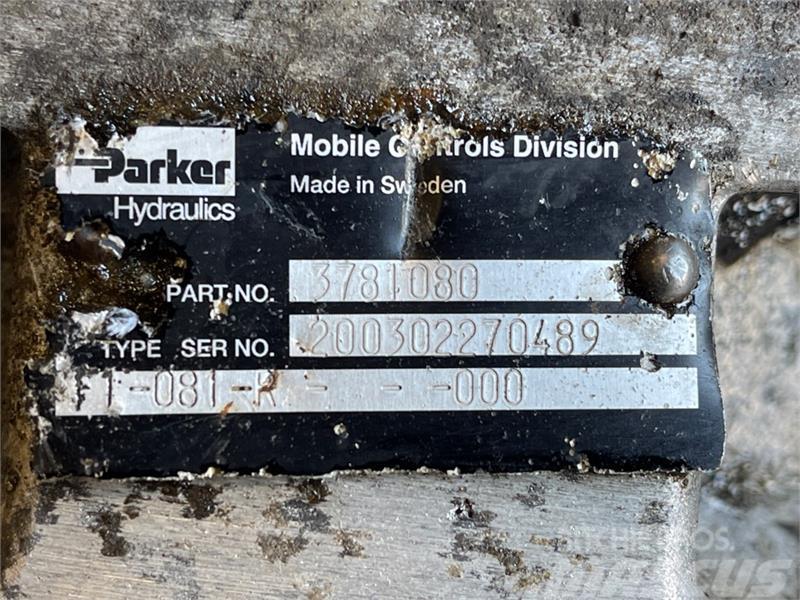 Parker PARKER HYDRAULIC PUMP 3781080 Hidrolik