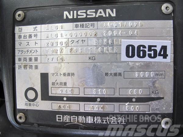 Nissan AL01A09D LPG'li forkliftler