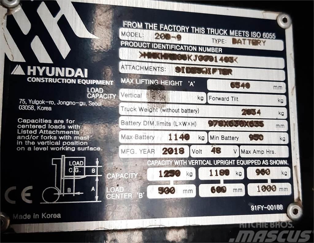 Hyundai 20B-9 Elektrikli forkliftler