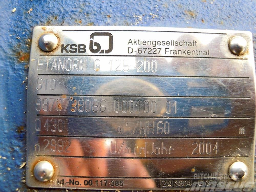 KSB ETANORM G 125-200 Su pompalari
